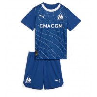 Dětský fotbalový dres Olympique de Marseille 2023-24 Venkovní Krátký Rukáv (+ trenýrky)